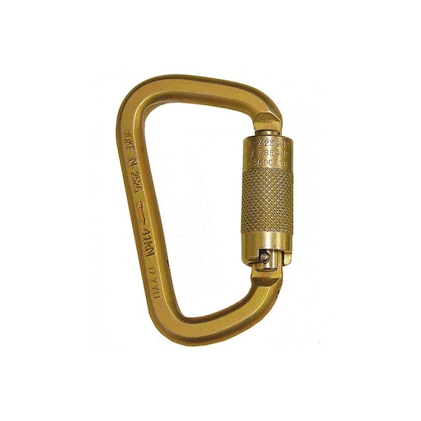 Super Anchor Safety AutoLocking Steel Carabiner 5001Z Zoro